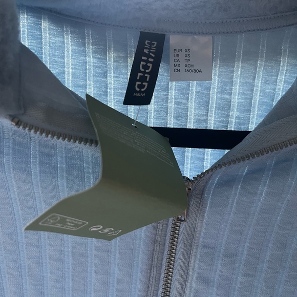 Divided Sky Blue Ribbed Jacket - Picture 4 of 4